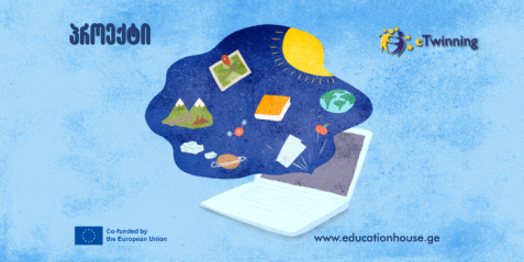 eTwinning- ის პროექტი „Colorful Prism of Knowledge“